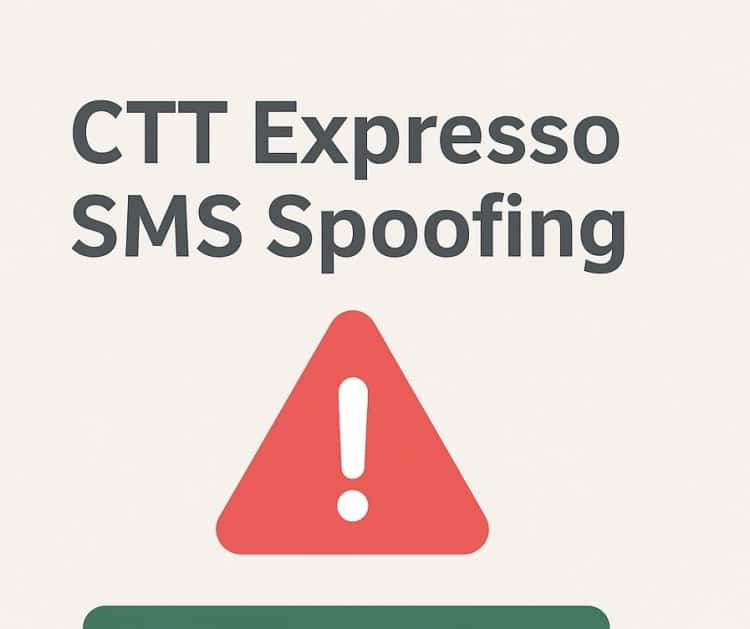CTT Expresso SMS Spoofing — mensagens falsas de entrega e como verificar sites fraudulentos
