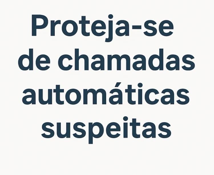 Chamadas automáticas em Portugal — o que são e como se proteger