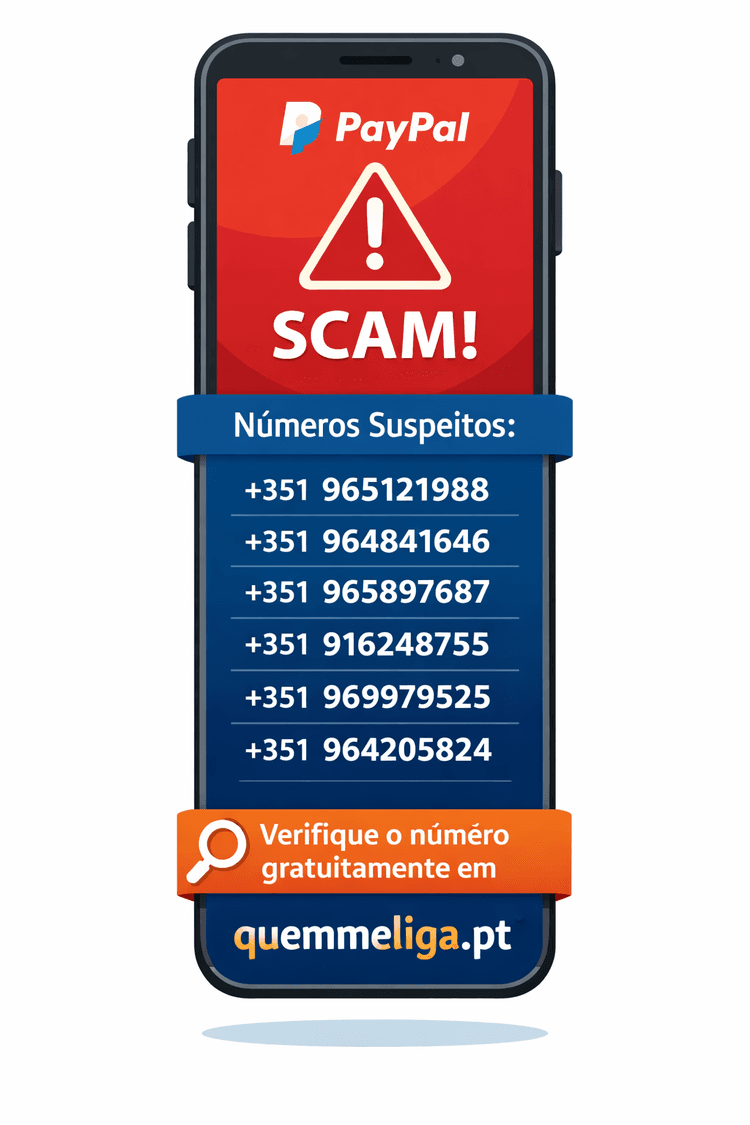Burla PayPal por Telefone em Portugal Números Suspeitos e Como se Proteger